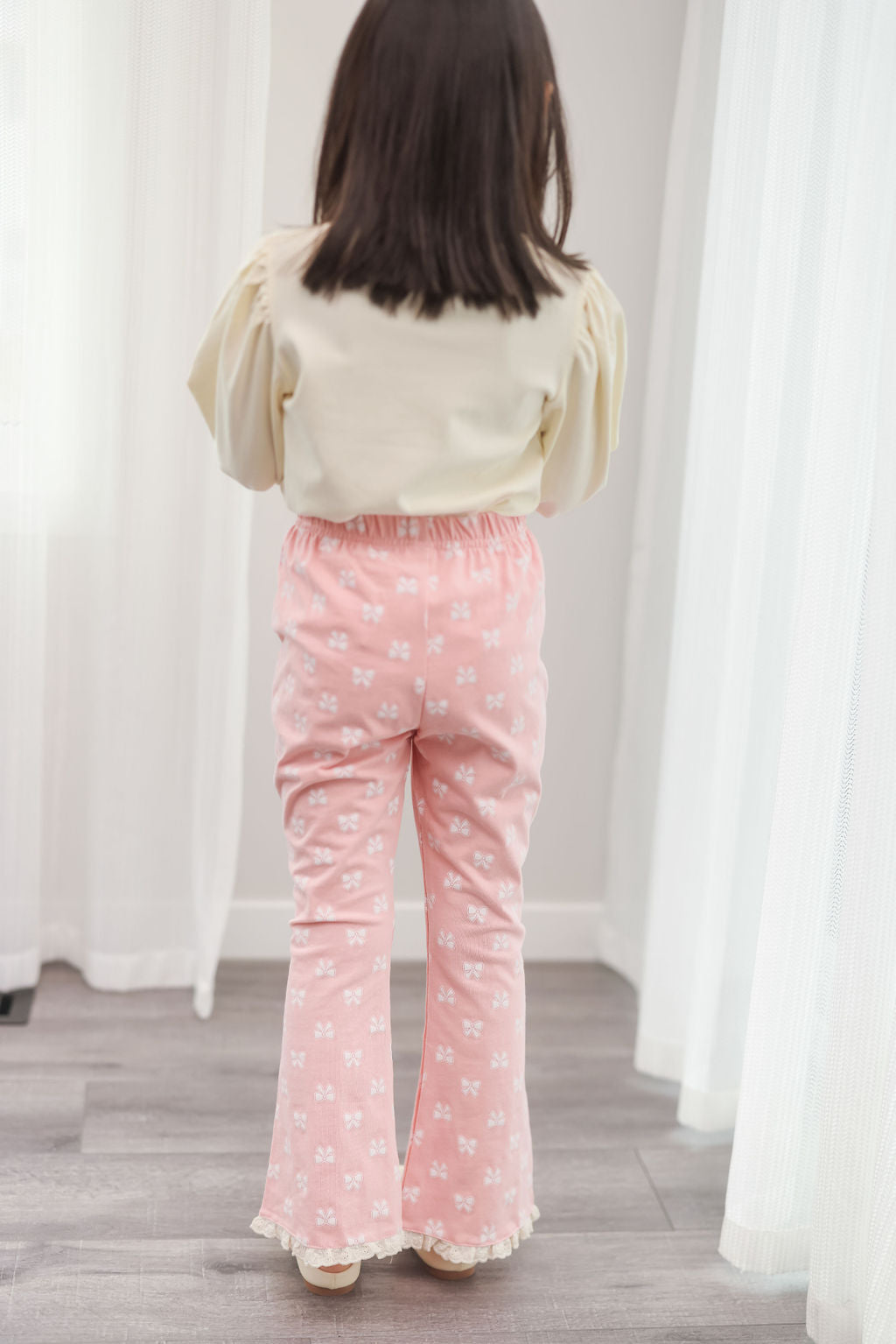 Bow Flared Pants