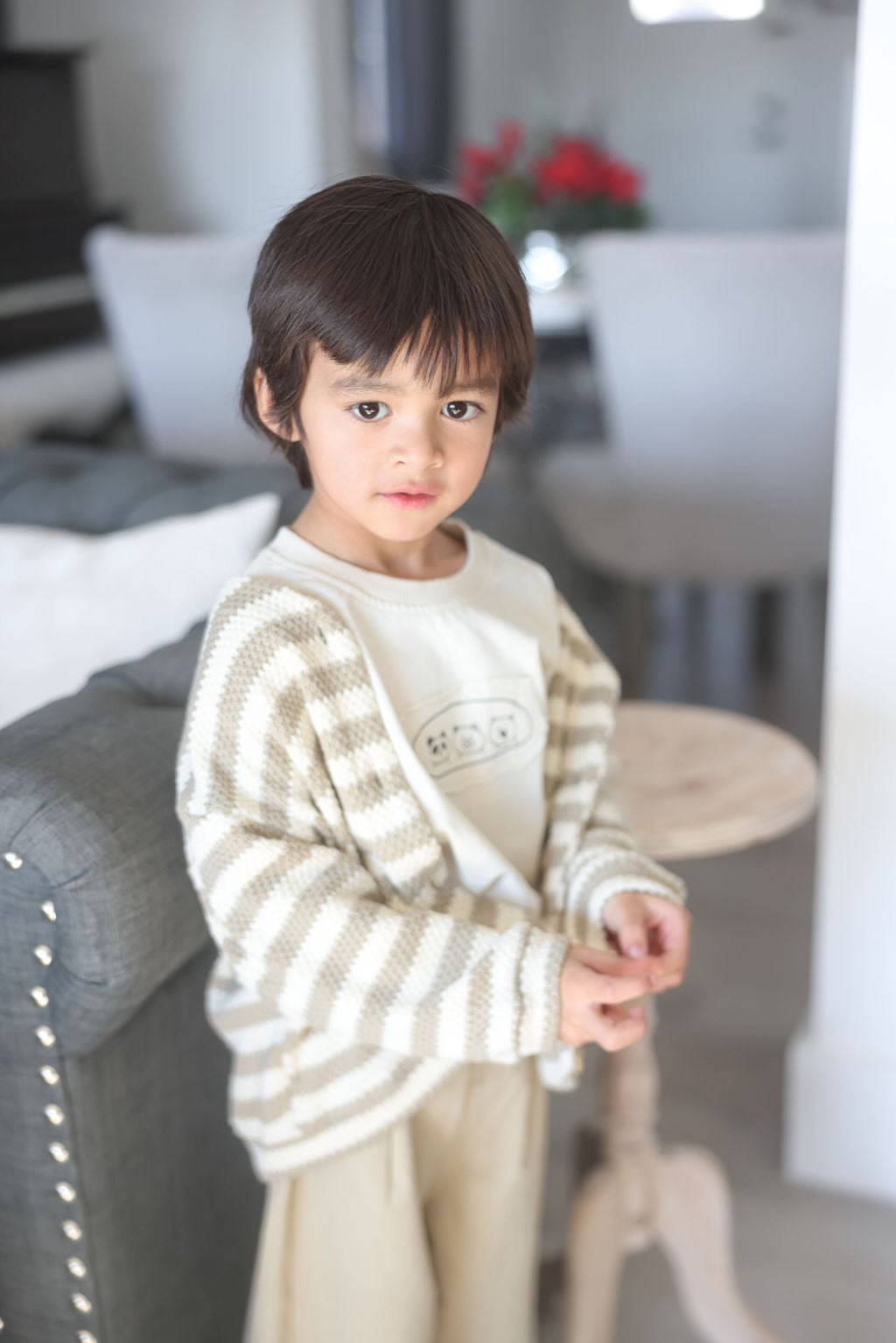 Striped Cardigan