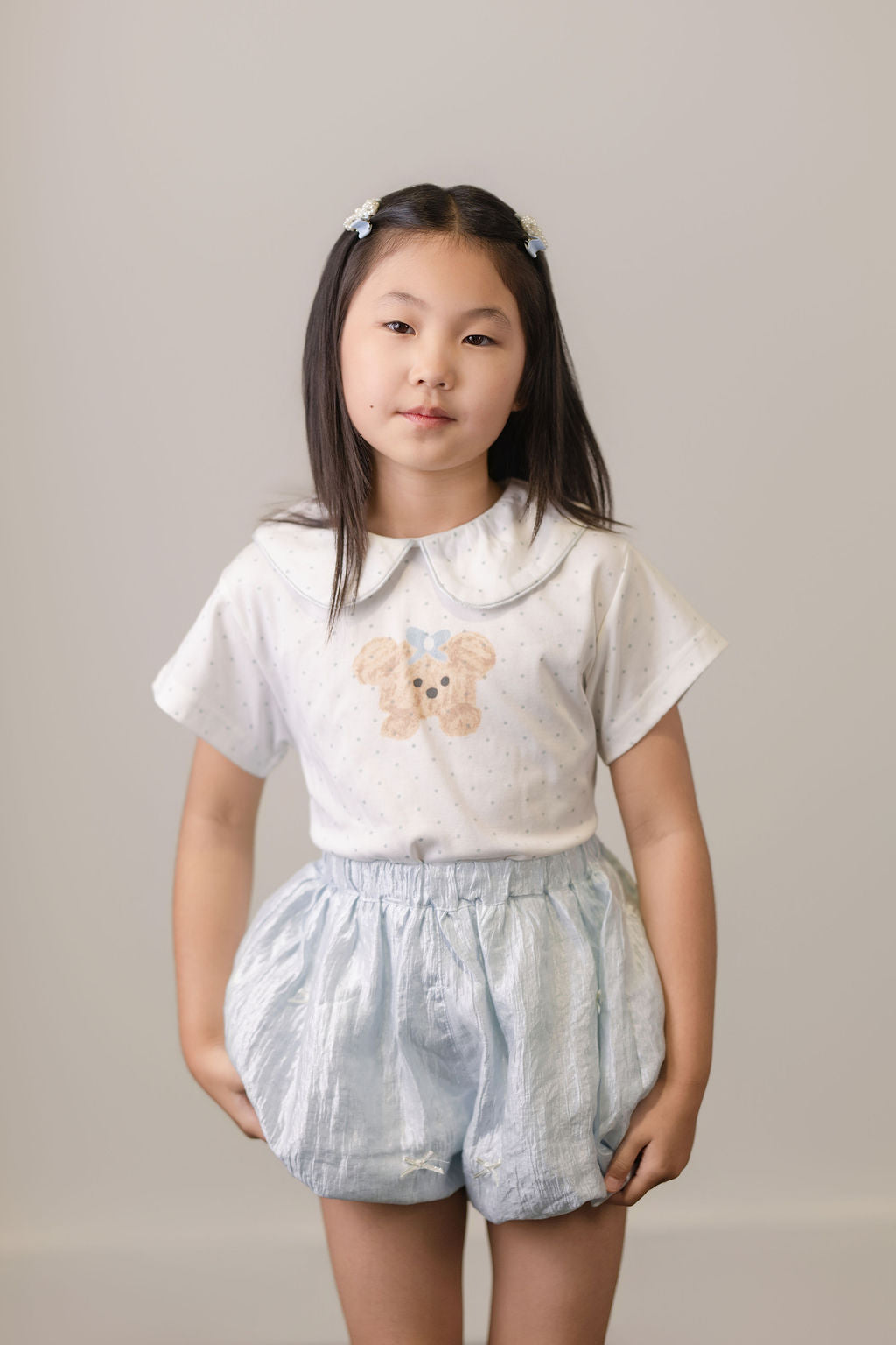 Cloudy Puppy Ruffle Set
