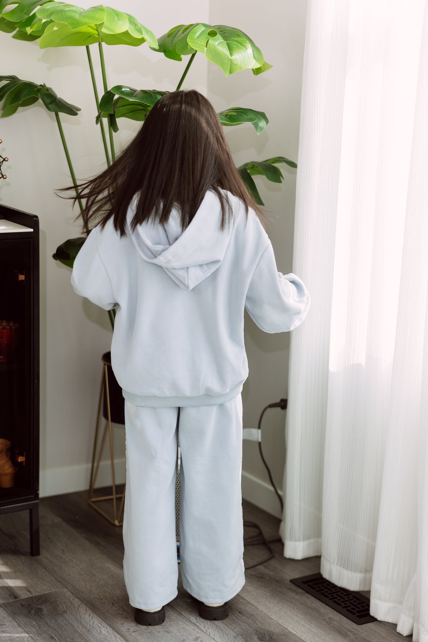Blush Pup Hoodie Set