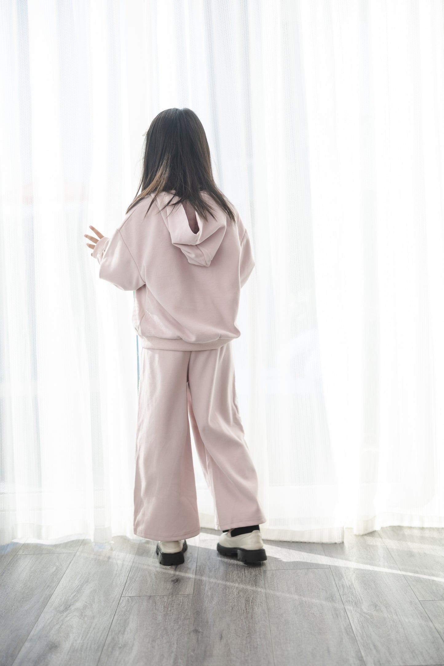 Blush Pup Hoodie Set