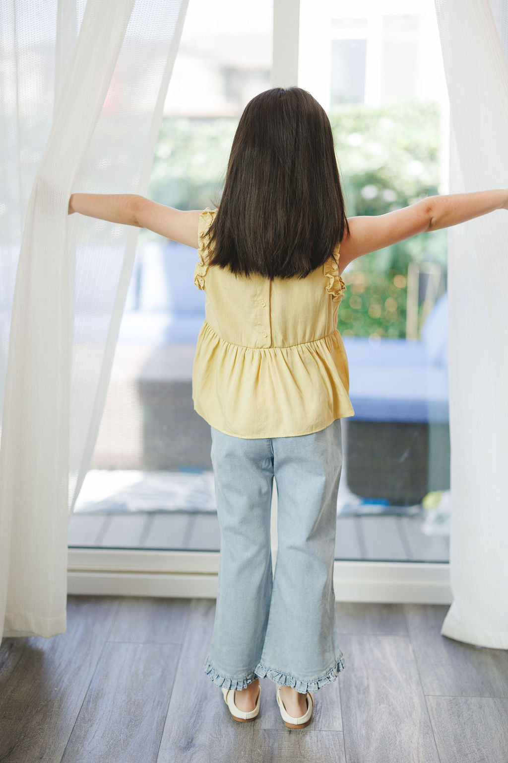 Lemon Ruffle Blouse