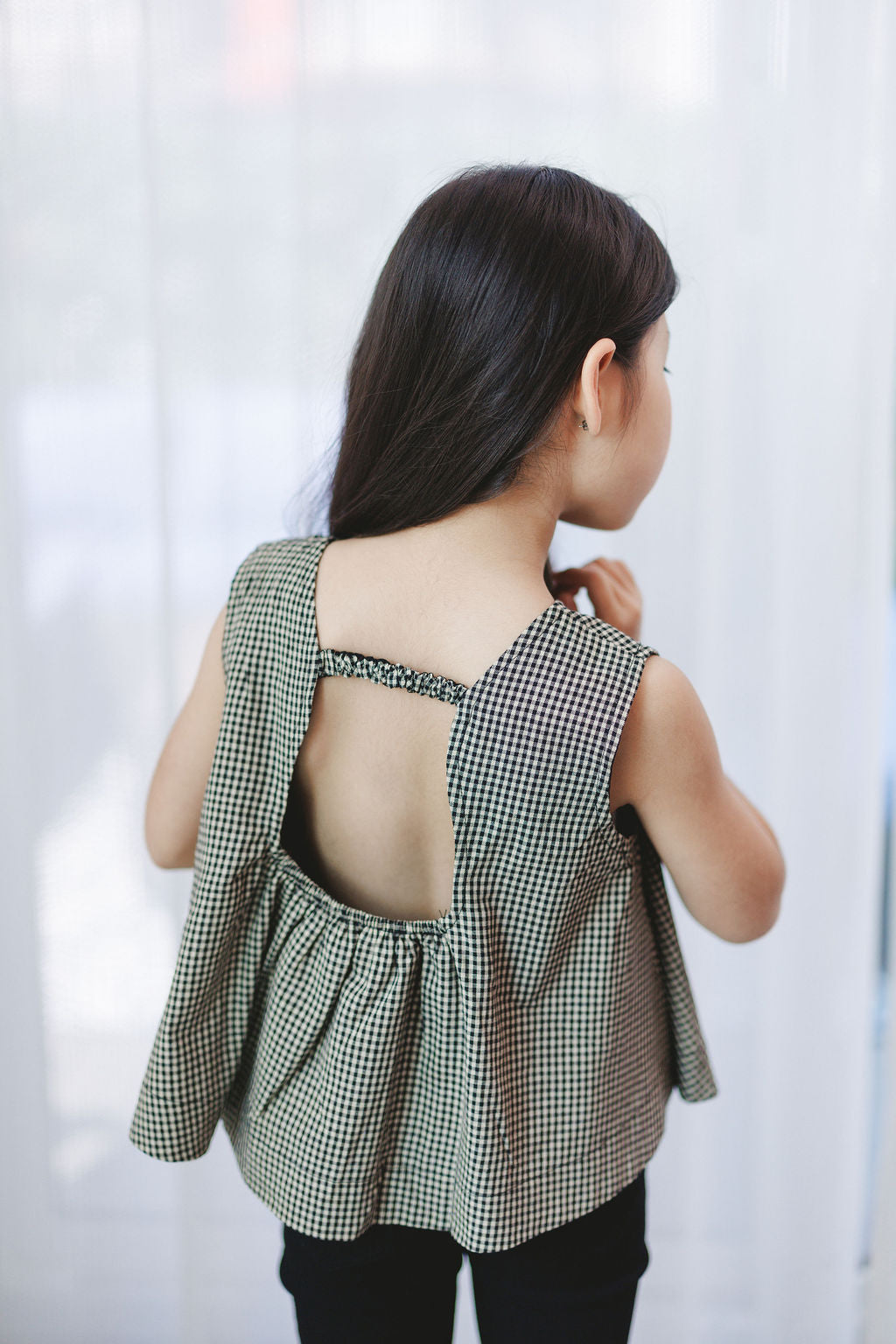 Gingham Charm Vest