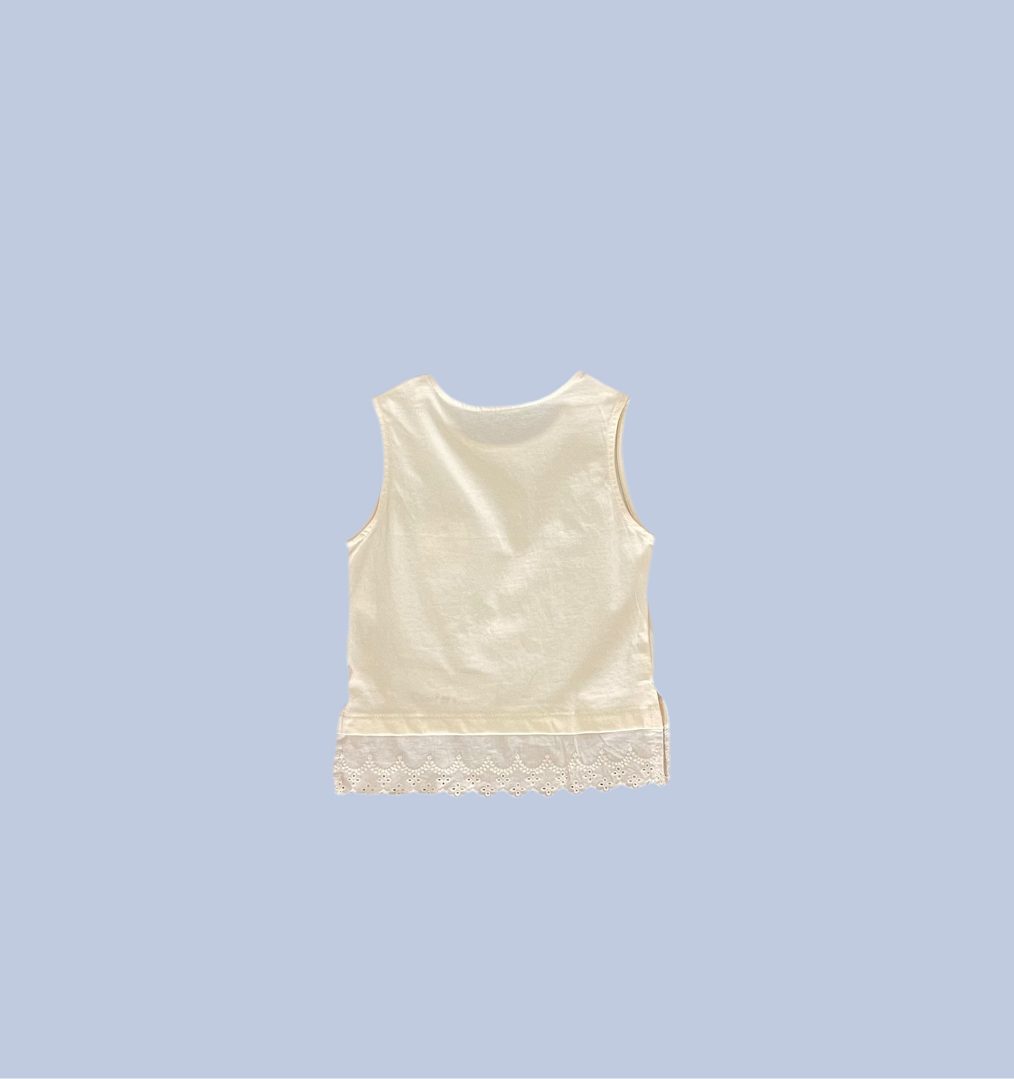 Cream Lace Tank