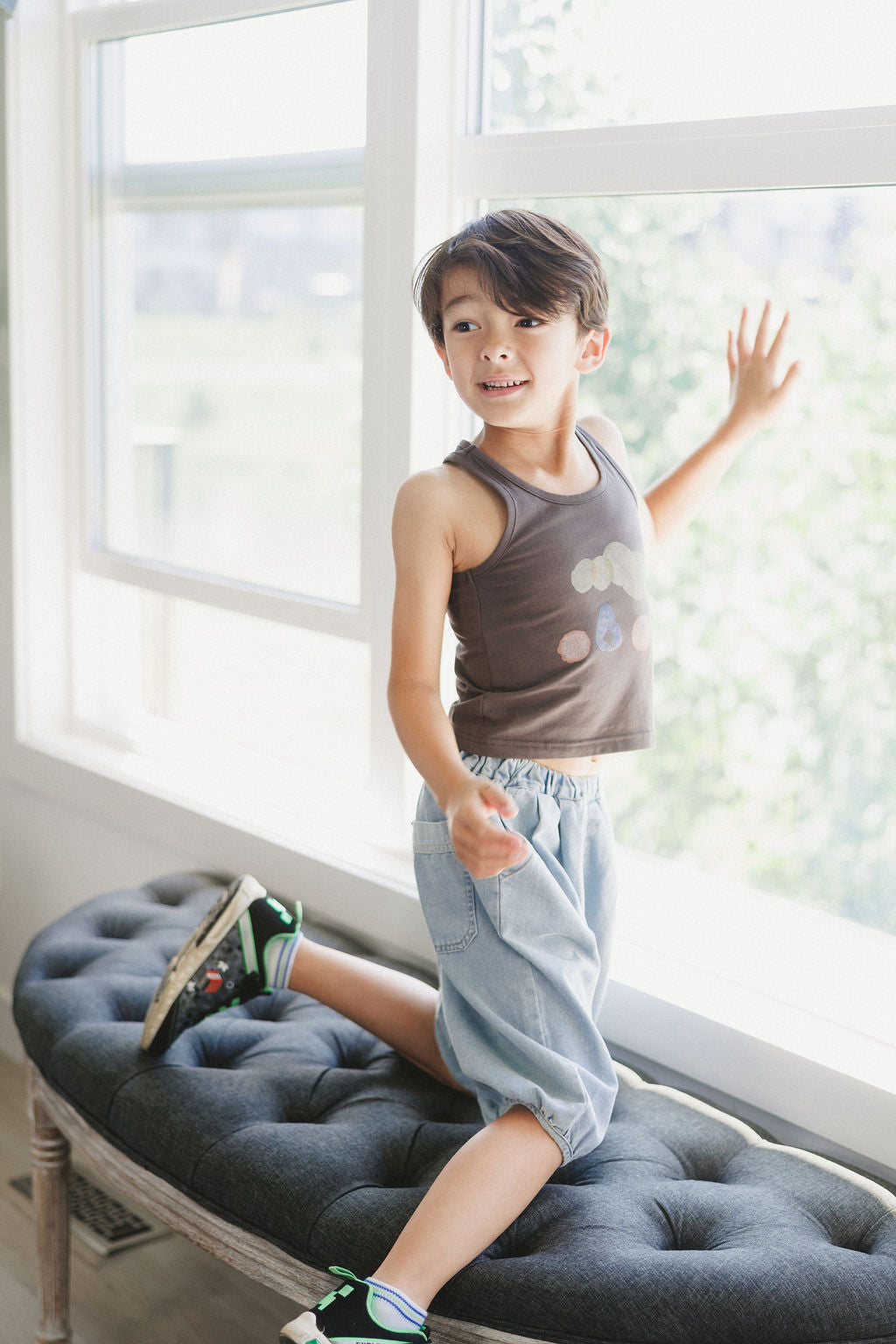 Bubble Denim Bloomers