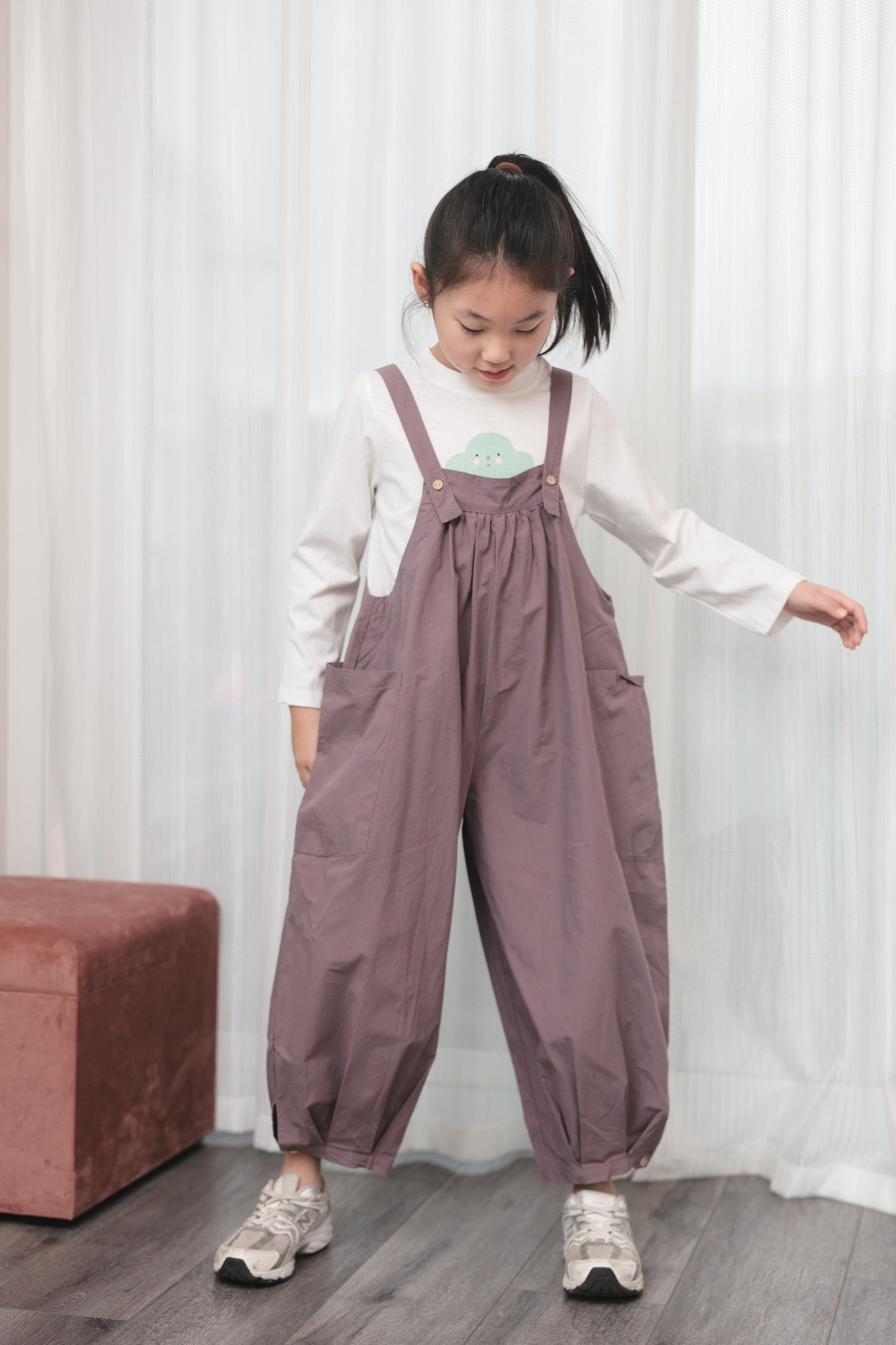 Misty Mauve Romper