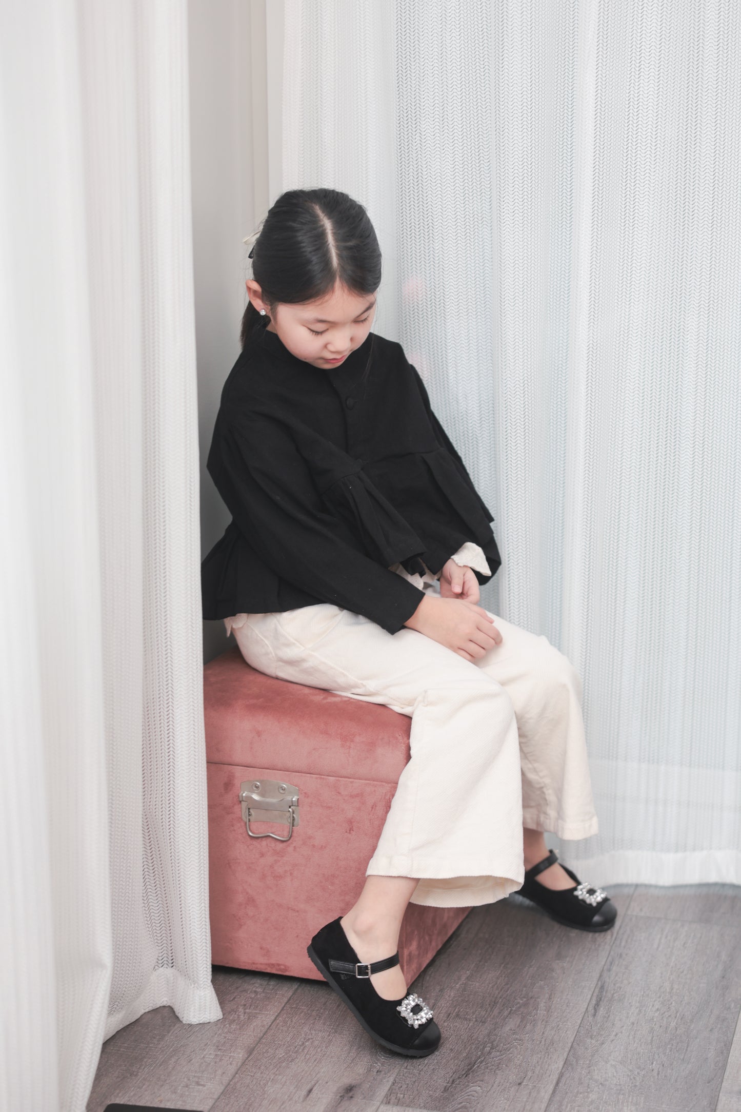 Pleated Hem Jacket
