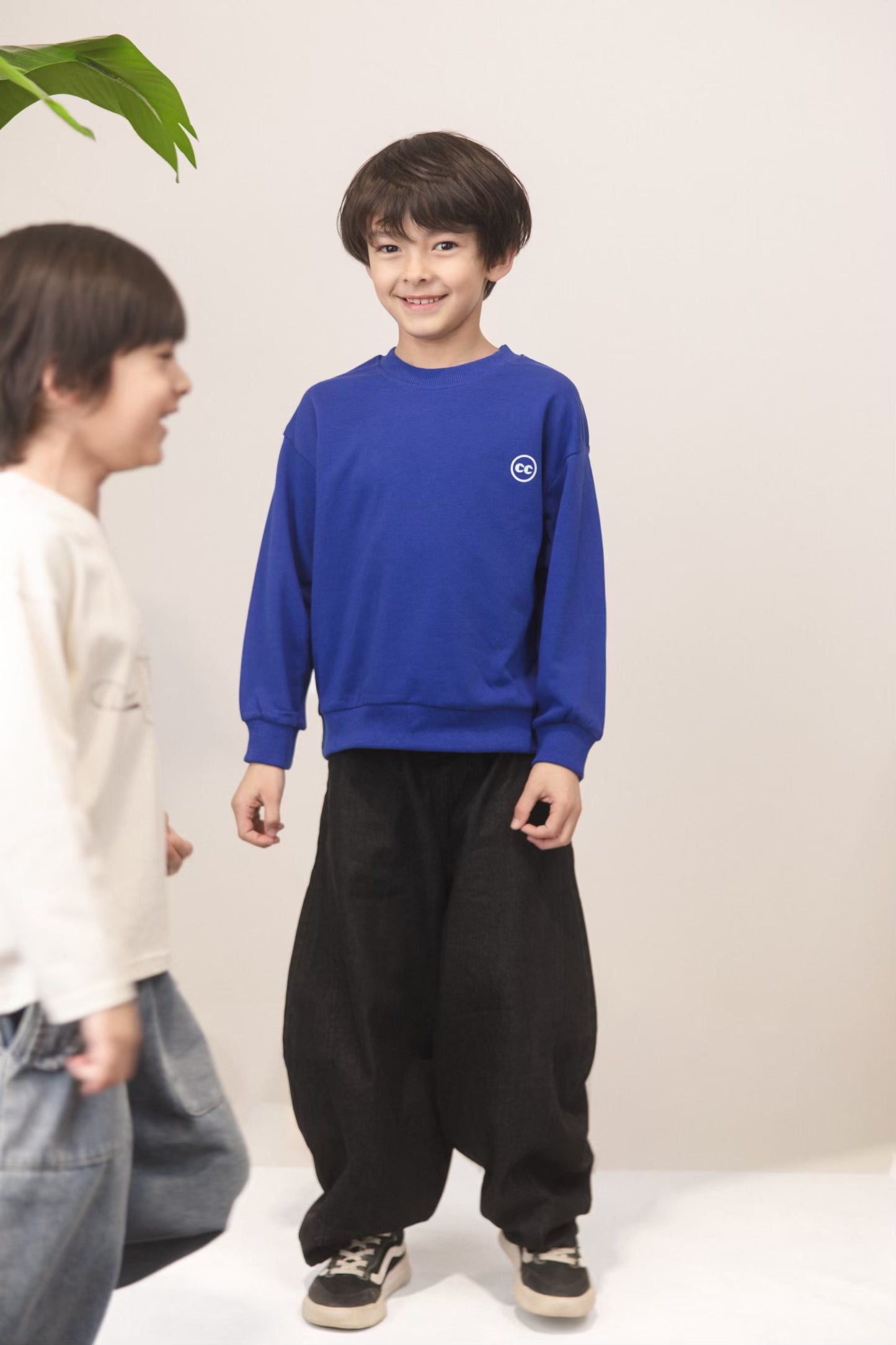 Blue CC Crewneck