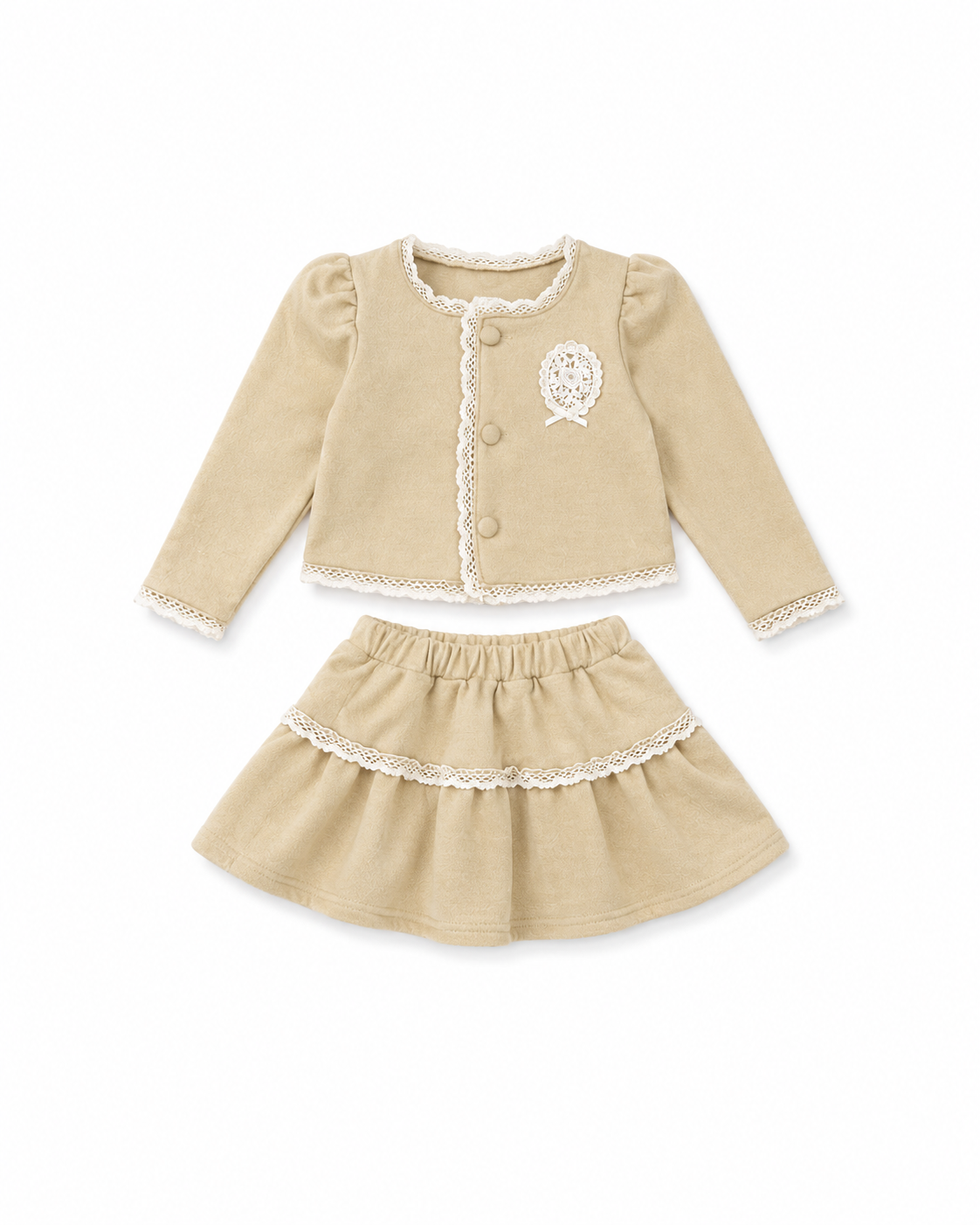 Vintage Lace Charm Set