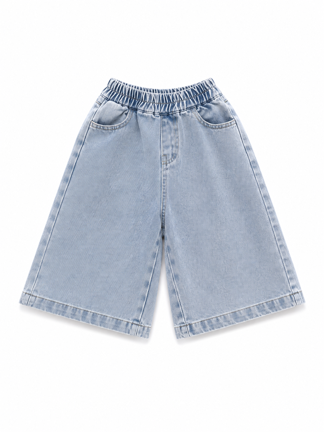 Silver Mist Wide-Leg Jeans