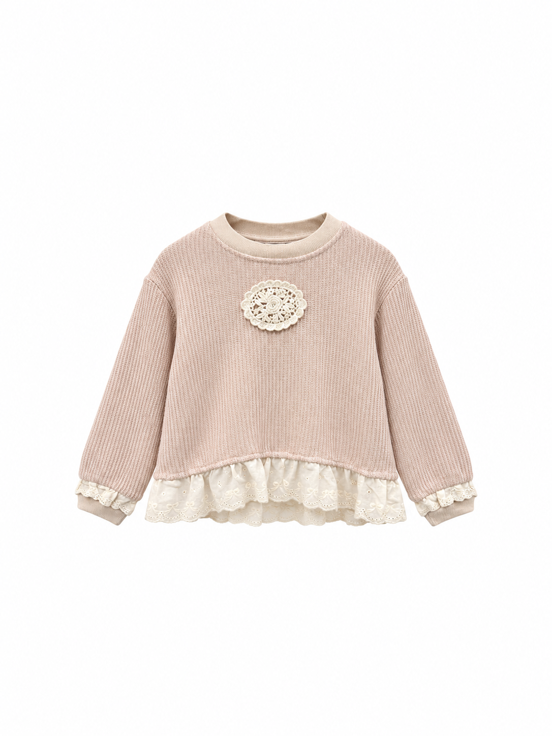 Rosy Fleece Tee