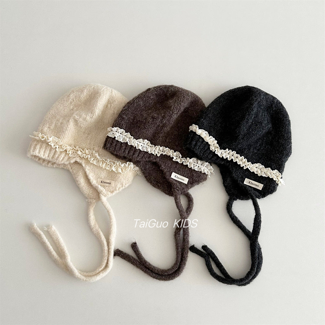 Lace Knit Bonnet