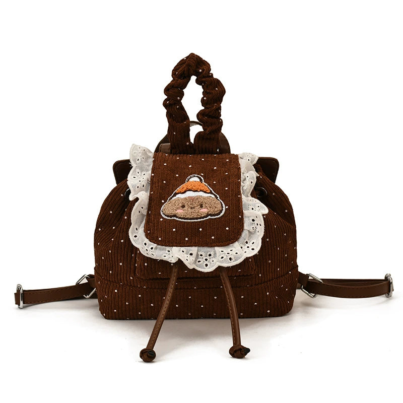 Sweet Lace Puff Backpack