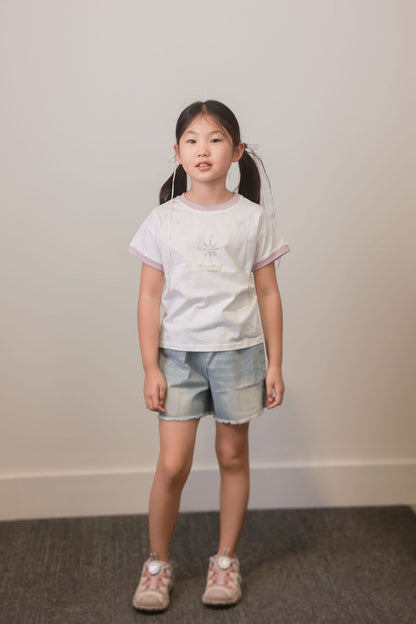 Lilac Compass Tee