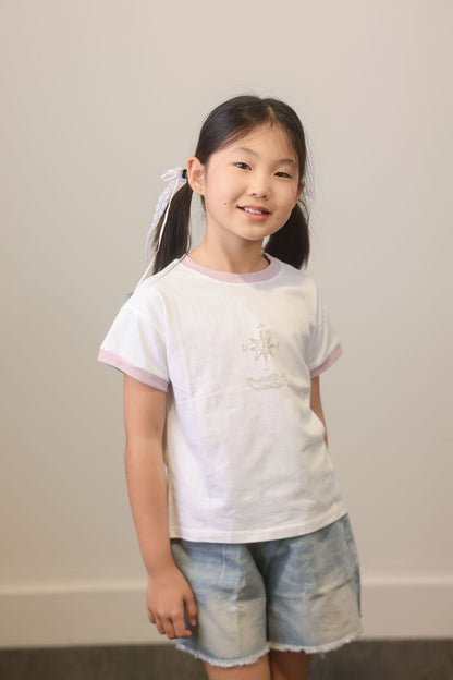 Lilac Compass Tee