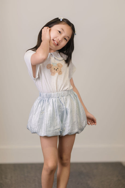 Cloudy Puppy Ruffle Set