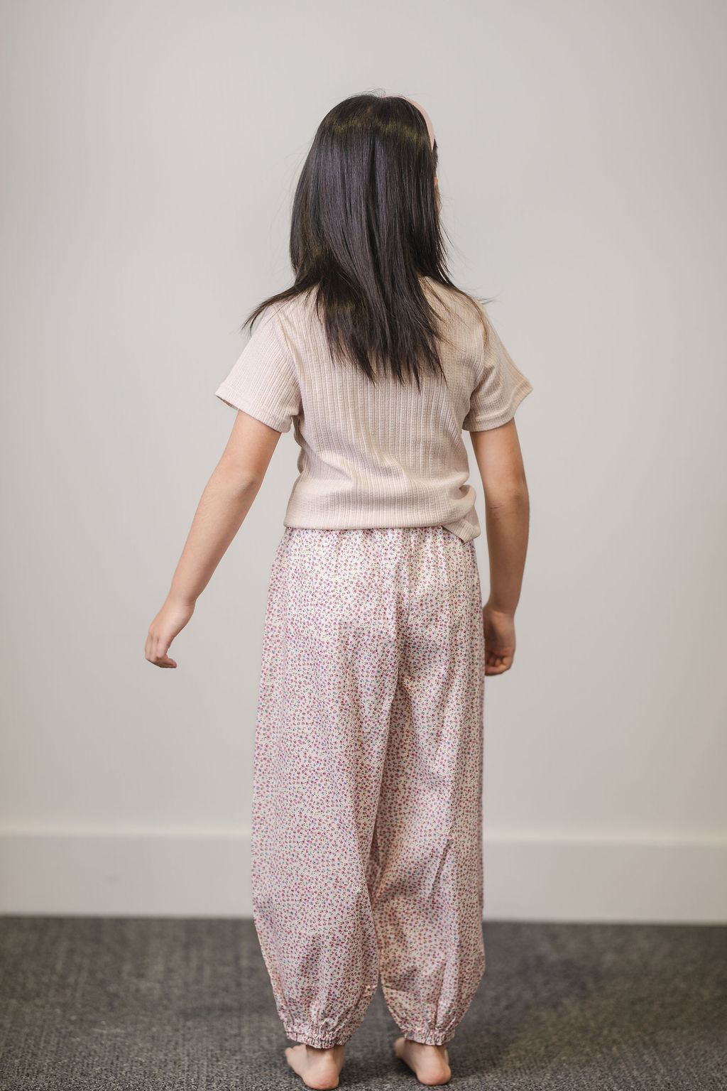 Soft Oat Lace Trim Top