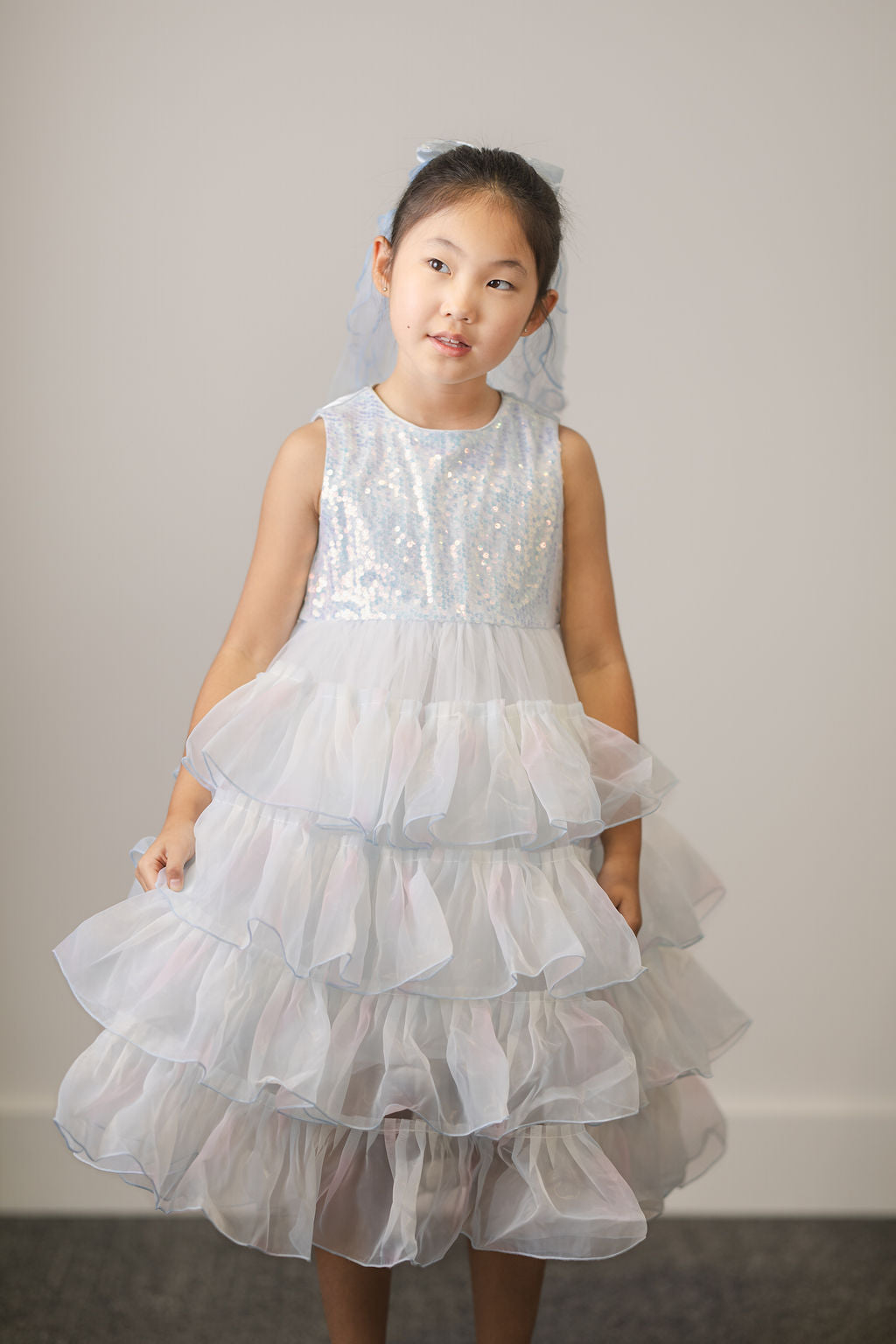 Starlight Ruffle Party Dress