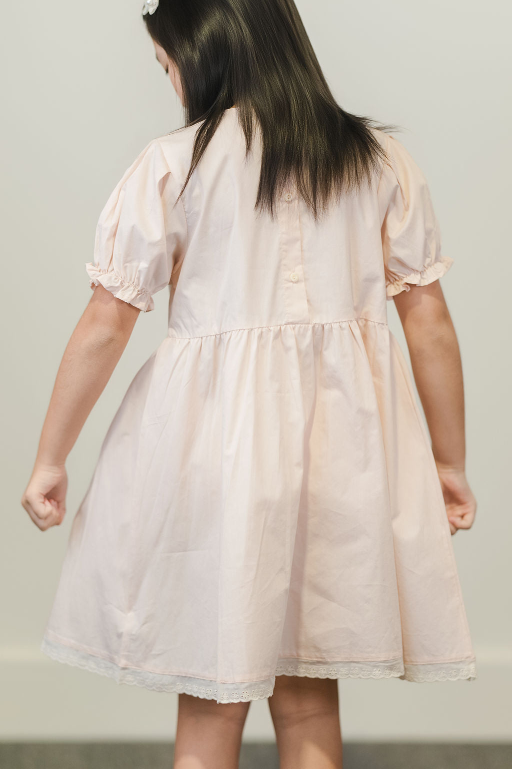 Pink Cloud Lace Dress
