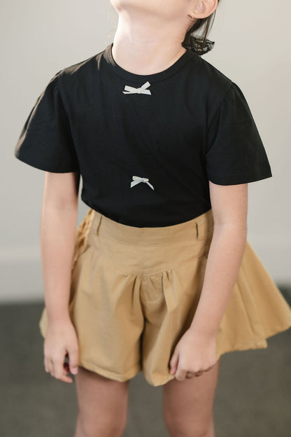 Khaki A-Line Shorts
