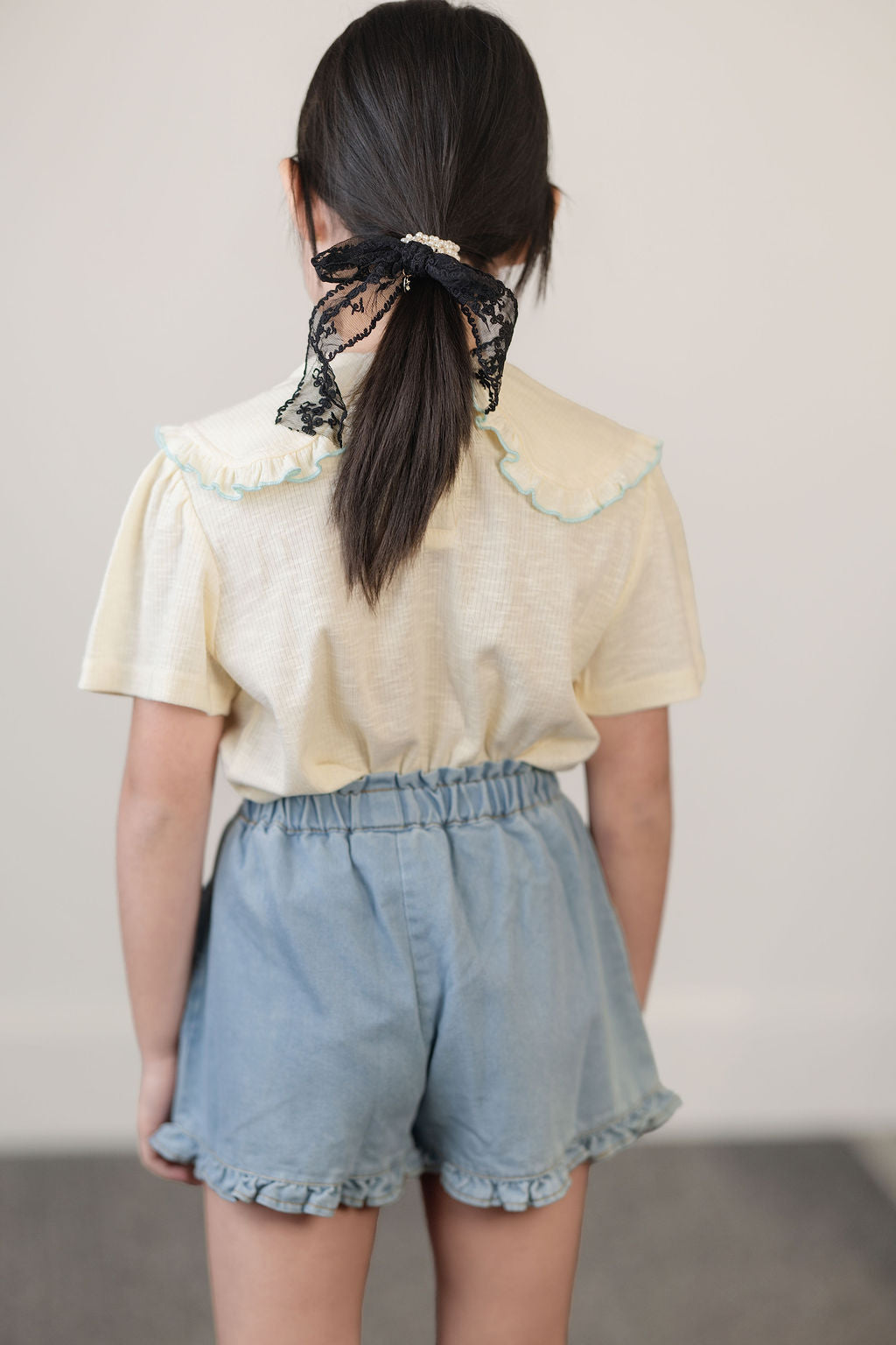 Teddy Ruffle Top