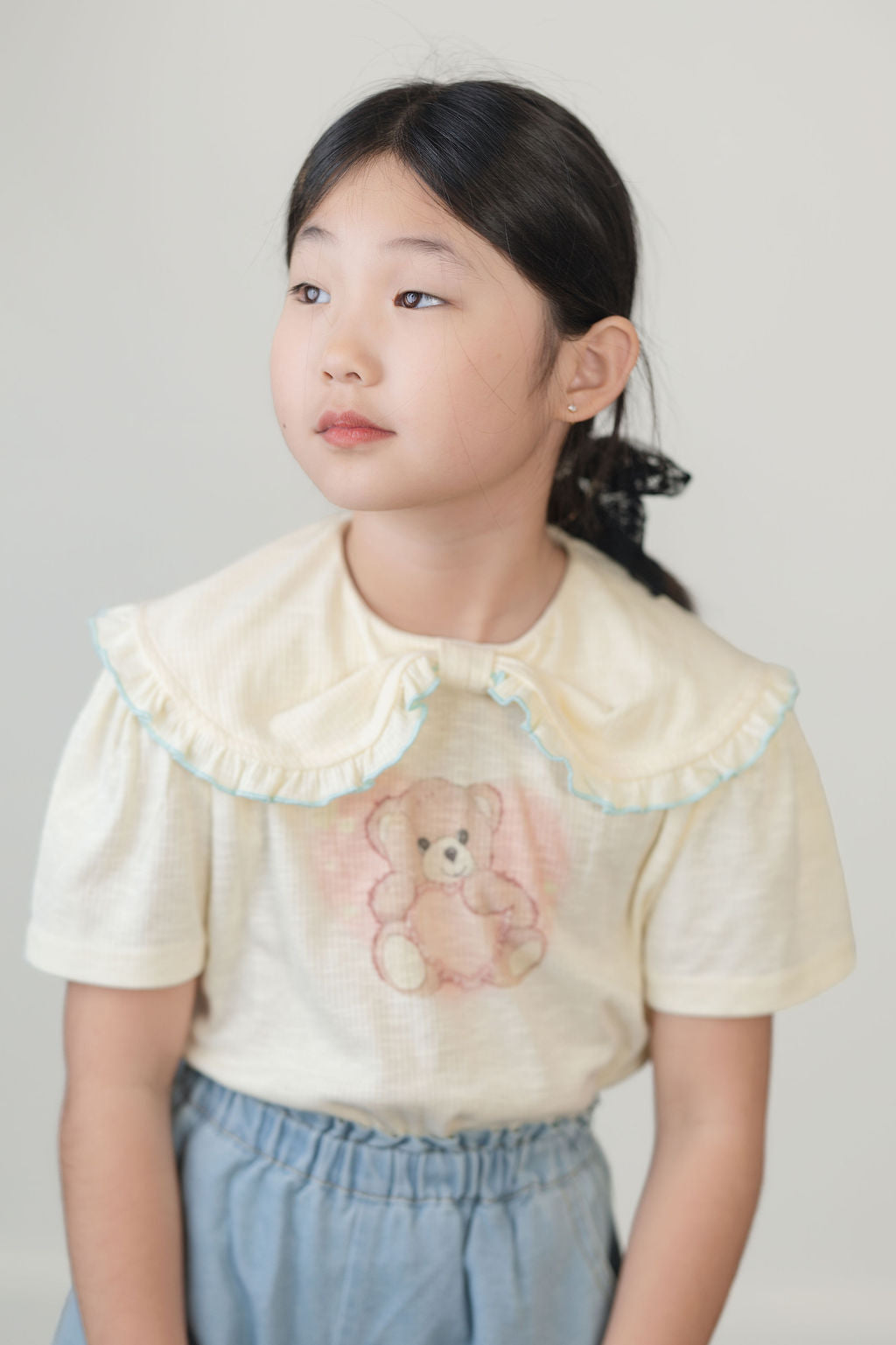 Teddy Ruffle Top