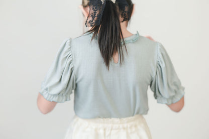 Mint Lace Blouse