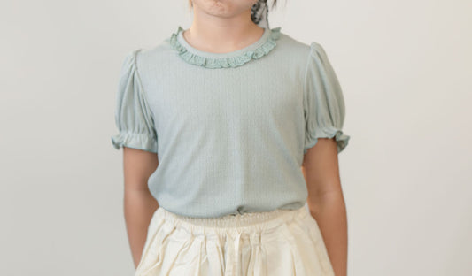 Mint Lace Blouse