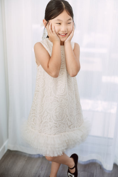 Ivory Petal Dress