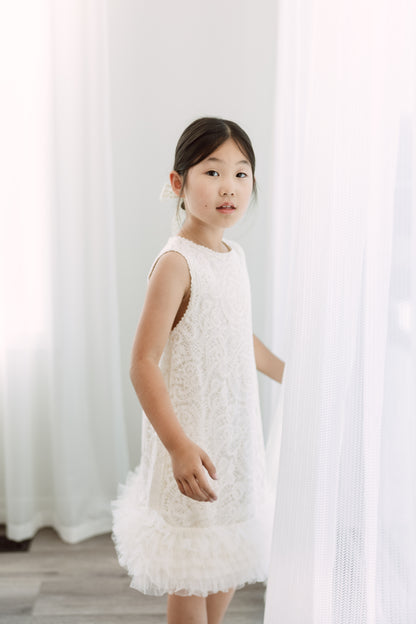 Ivory Petal Dress