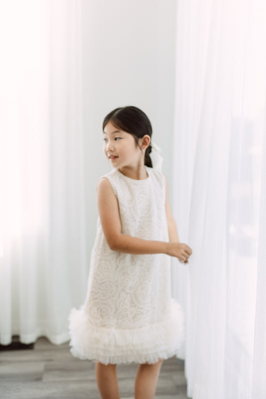 Ivory Petal Dress