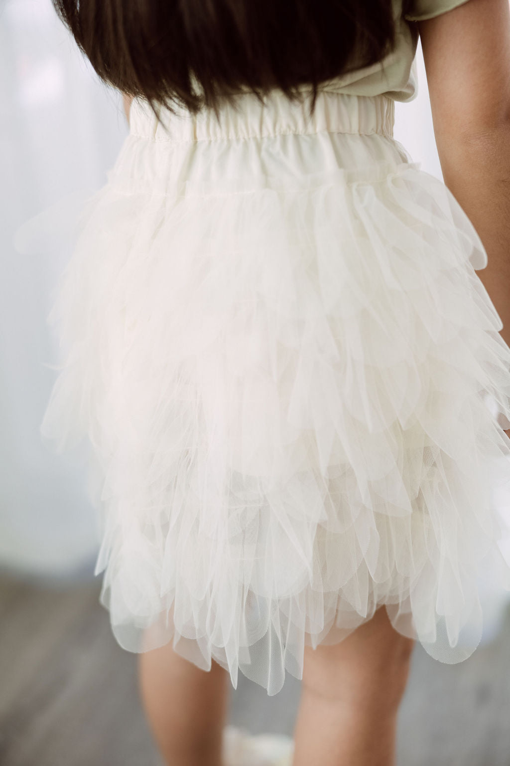 Tulle Ruffled Skirt