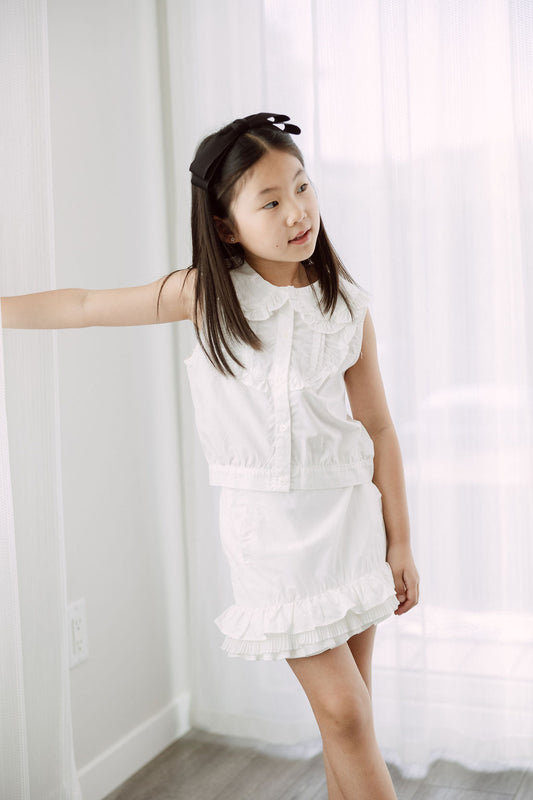 Ivory Ruffle Set