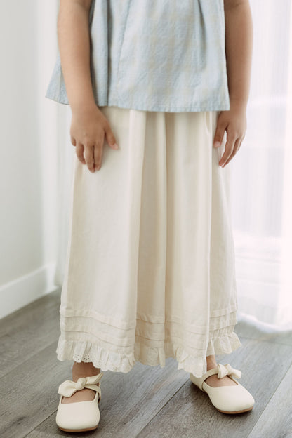 Cream Frill Bottoms