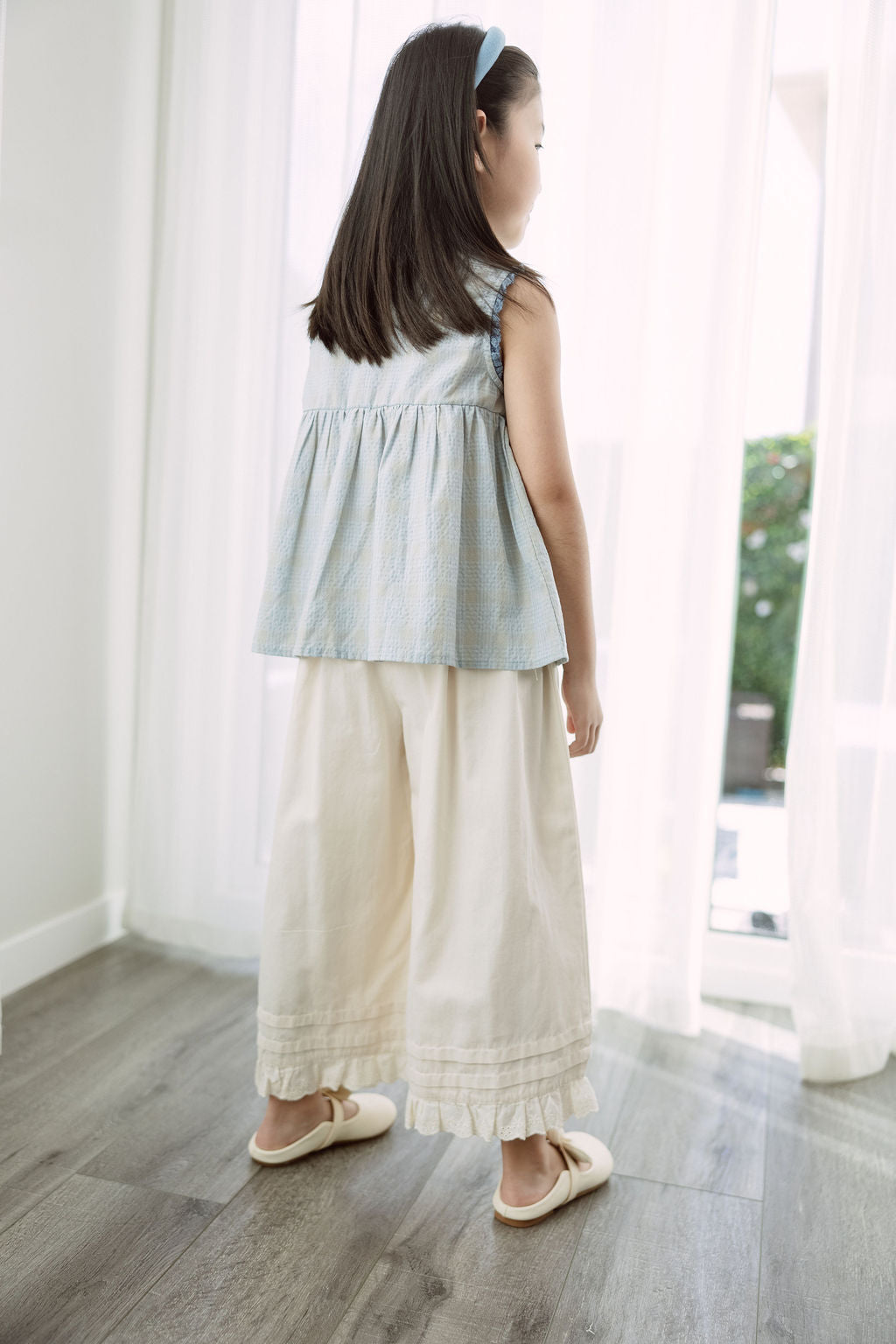 Cream Frill Bottoms