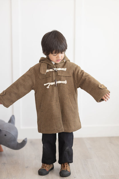 Hooded Wool Coat