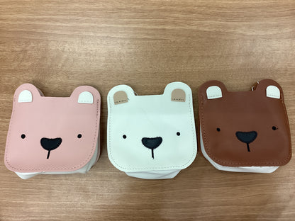3 Colors Bear Purse