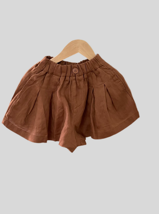 Caramel Puff Shorts