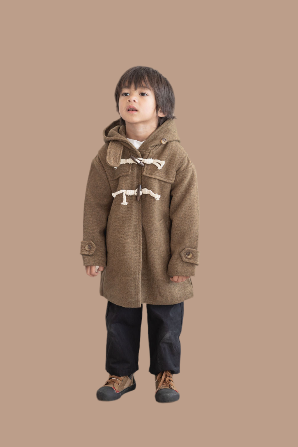 Hooded Wool Coat