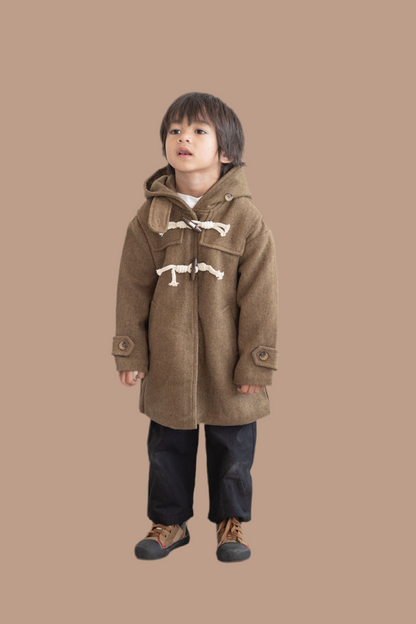 Hooded Wool Coat