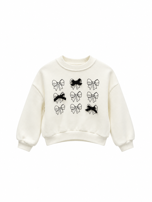 Midnight Bow Sweatshirt