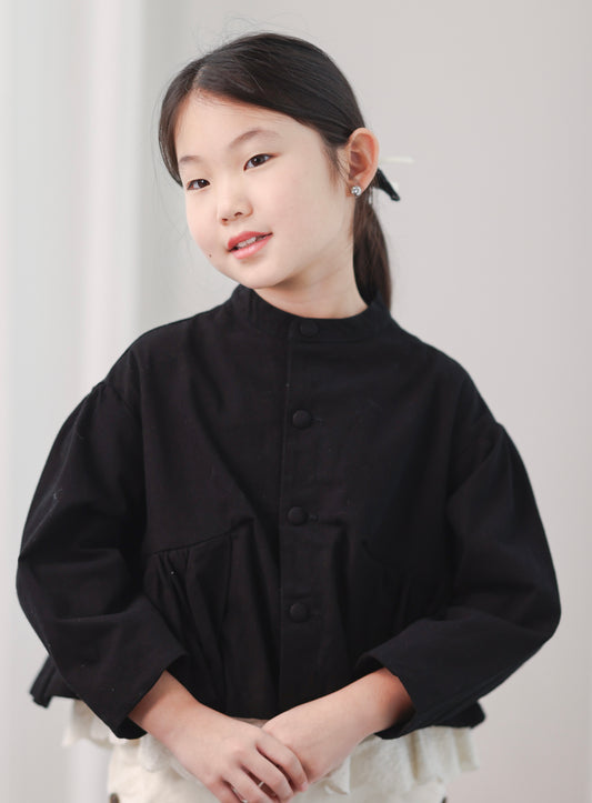 Pleated Hem Jacket