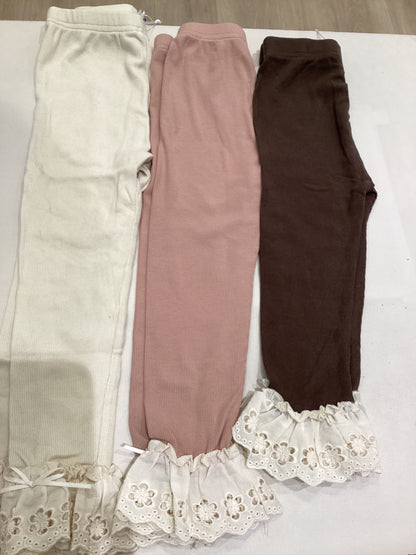 Ruffled Lace Leggings
