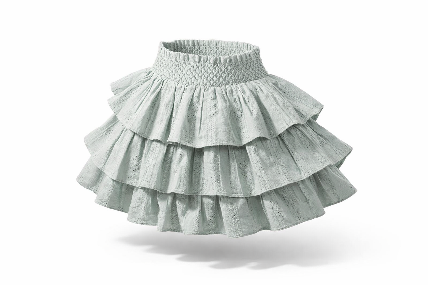 Mint Ruffle Bloom Skirt