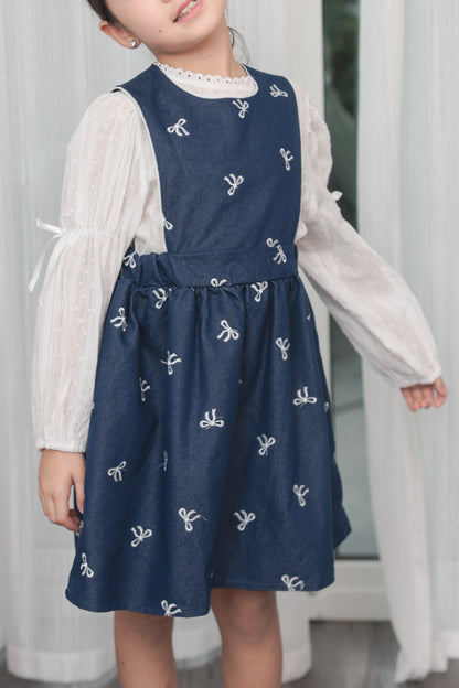 Denim Bow Dress