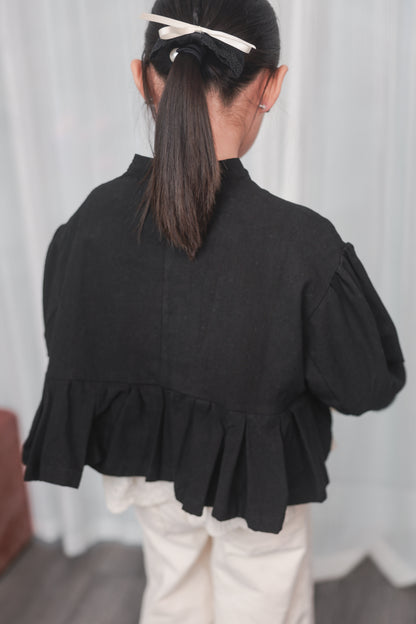 Pleated Hem Jacket