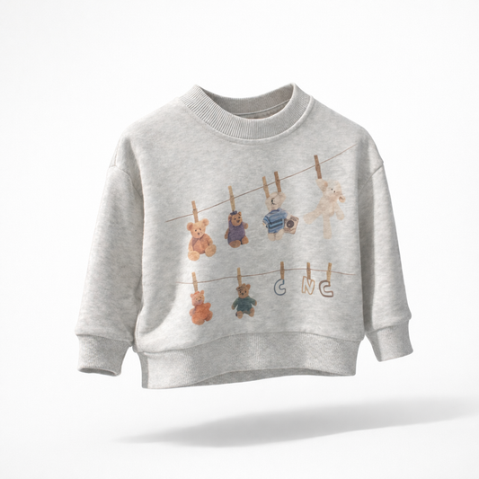 Teddy Clothesline Sweatshirt