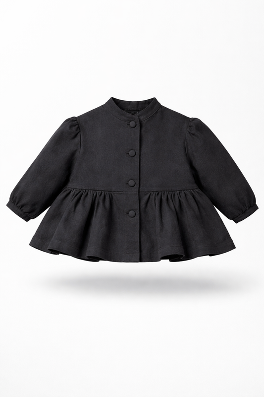 Pleated Hem Jacket