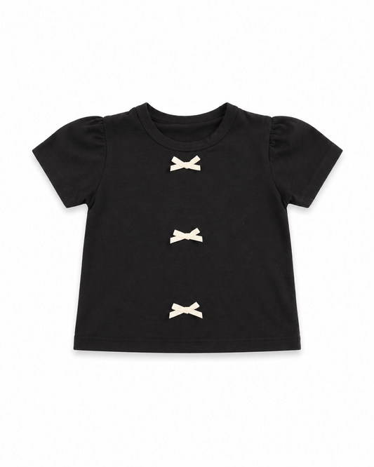 Midnight Bow Tee