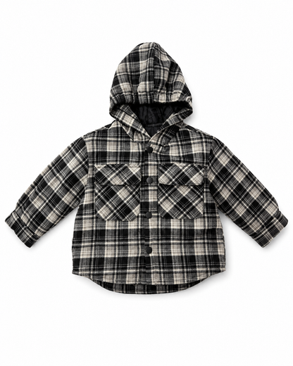 Urban Plaid Hooded Jacket